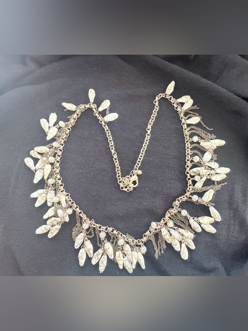 NWOT Anthropologie Aglauros Fringe Necklace